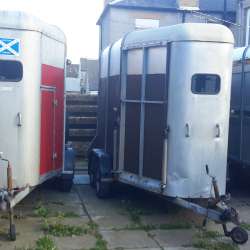 ifor williams hb505 horse trailer brown