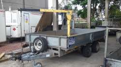 ifor williams lm126g dropside trailer with crane 2003 1,999.99 GBP